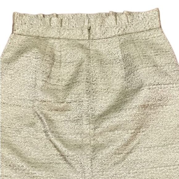 Classiques Enrier Pencil Skirt Green Sz 6 paperbag waist detail - Picture 10 of 14